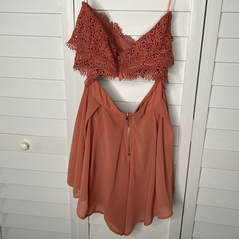 Strapless 2 piece set